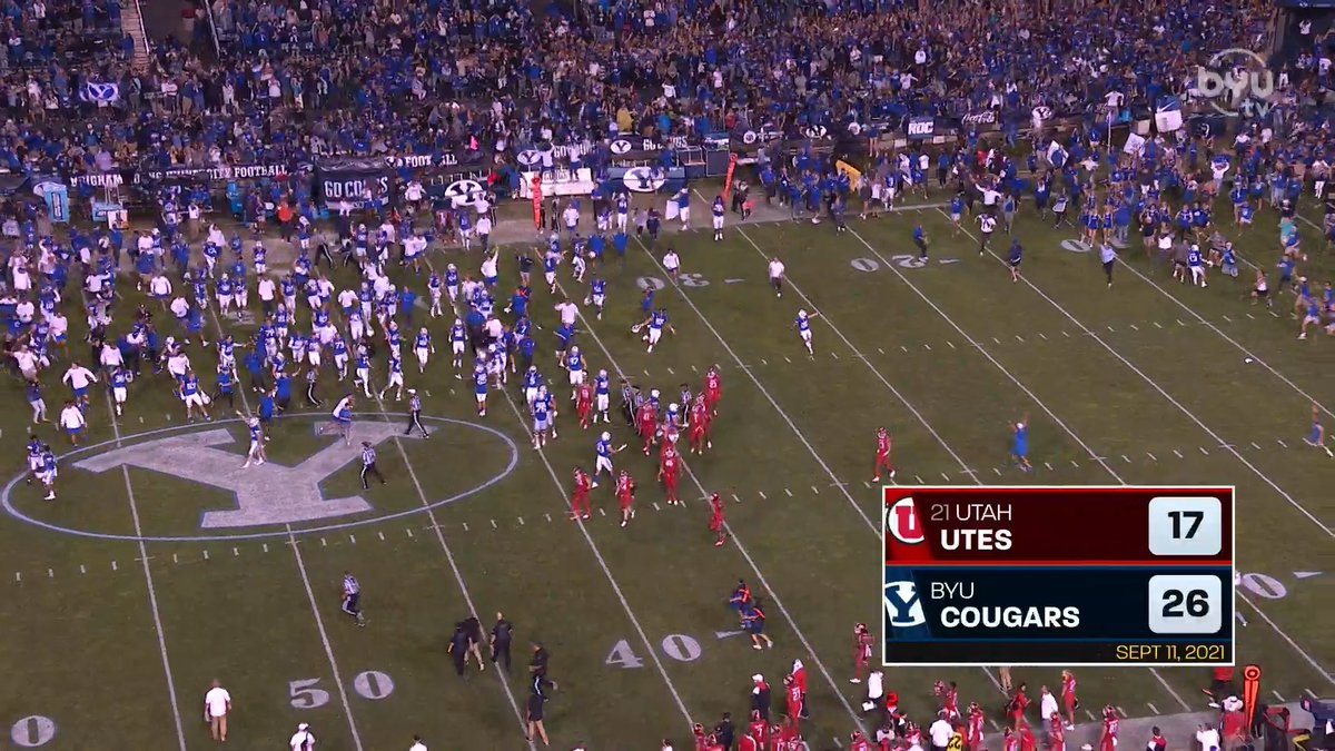 Which was the better win: breaking the 9-game losing streak to Utah in 2021, or 2001's comeback win over Utah? #BYUFOOTBALL | #BYUSN