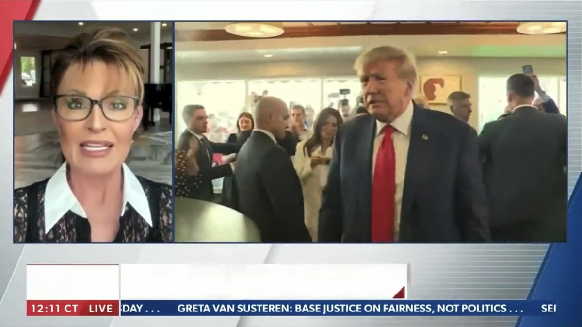 Sarah Palin asked if Trump supporters are cult members: “No. The definition of a cult is a group of people who are excessively supporting one another and a cause, all about conformity and compliance, and intolerance of anyone who doesn’t agree with what their mission is.”