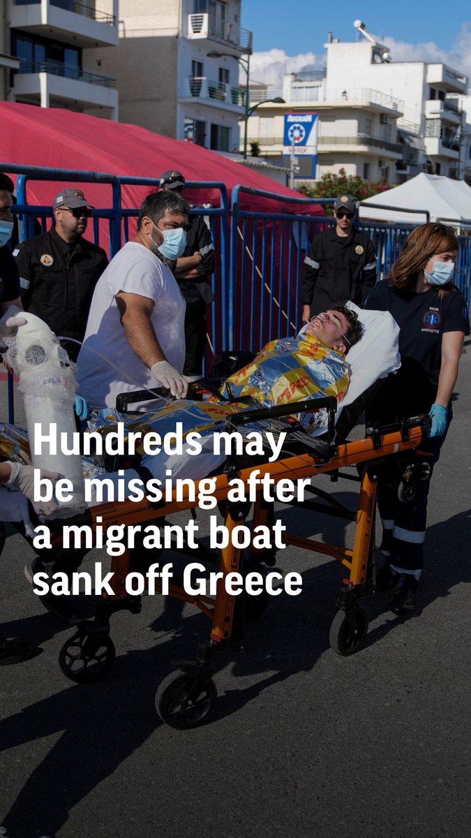 A boat carrying migrants capsized Wednesday off the coast of Greece, authorities said, leaving at least 79 dead and many more missing in one of the worst disasters of its kind this year.