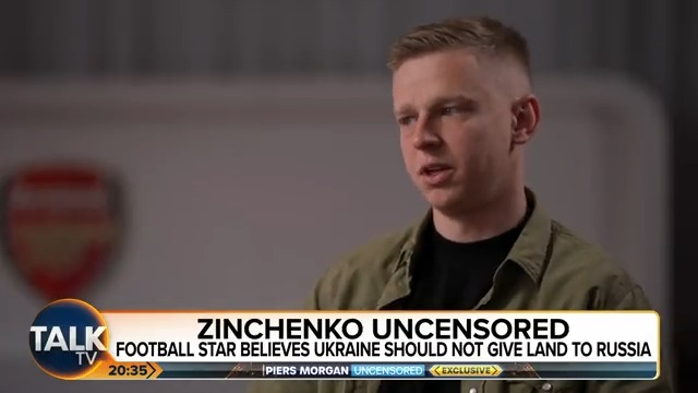 Oleksandr Zinchenko says there's "no chance" Ukraine will give up land to Russia. "How many people have already been killed? How many billions were destroyed?" Piers Morgan | Talk | #PMU