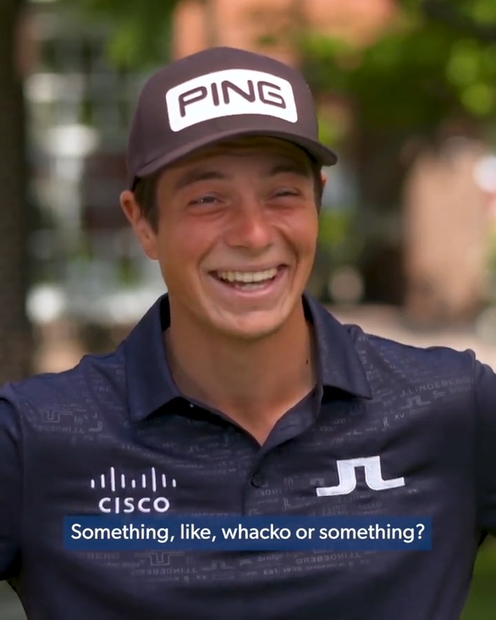 As entertaining off the course as he is on it 😊 Viktor Hovland's best soundbites will make you smile!