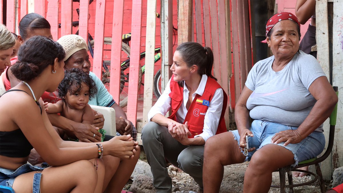 🇨🇴Finaliza el viaje de Cooperación de la Reina a Colombia, durante el que ha visitado Cartagena de Indias y Cali para conocer el trabajo que la Cooperación Española desarrolla en diferentes áreas. ➡️ AECID Cooperación Española