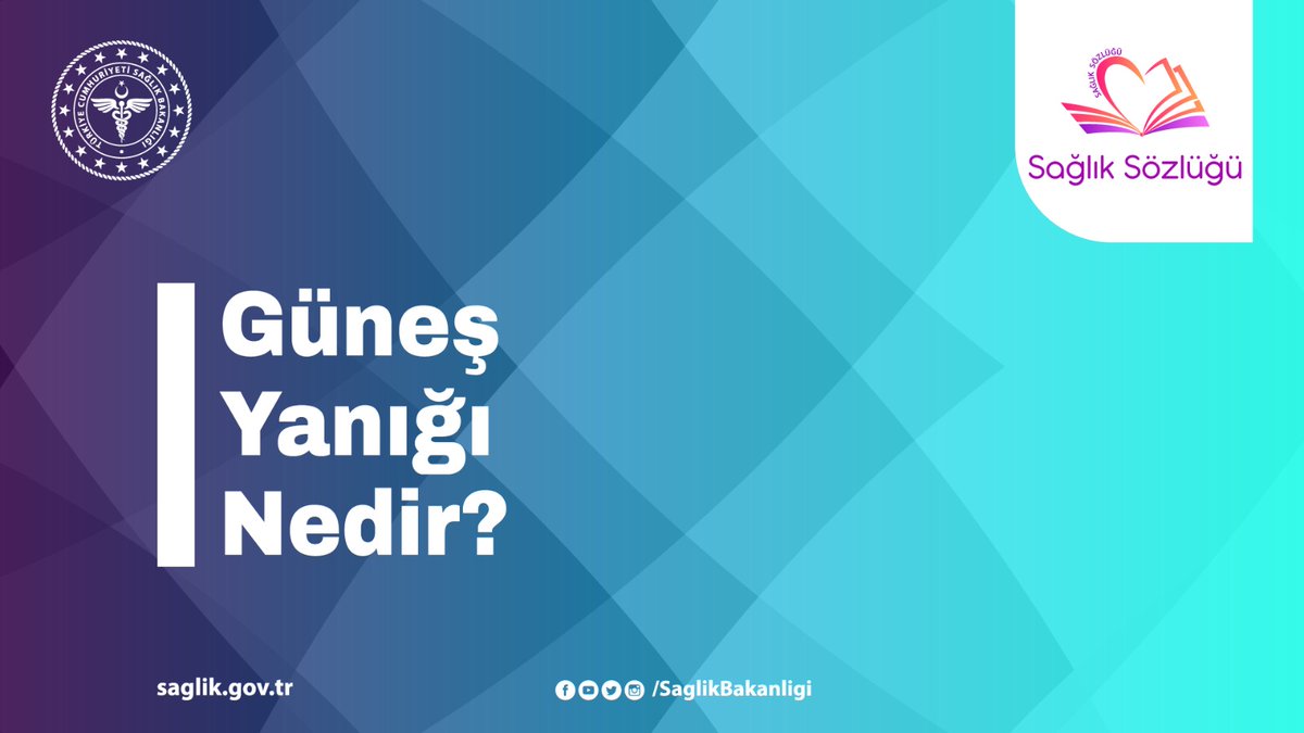 📹 Güneş Yanığı Nedir? #SağlıkSözlüğü