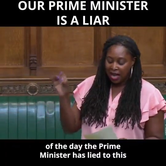 So Dawn Butler ✊🏾💙 , now can we call him a liar?