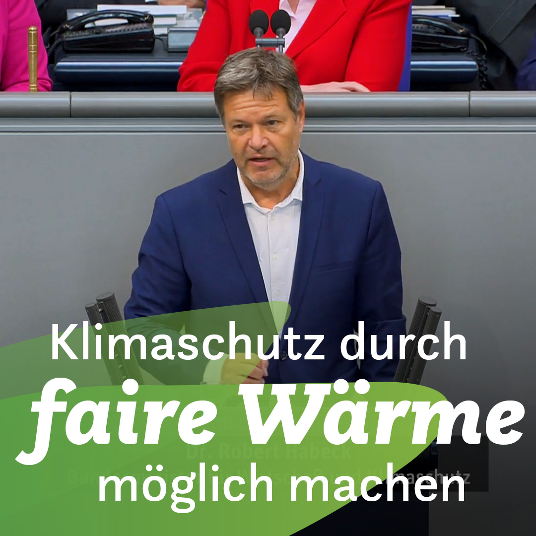 Wie wichtig es ist, dass das #Gebäudeenergiegesetz jetzt endlich im Plenum debattiert wird, macht Bundesminister Robert Habeck hier noch mal deutlich 👇 #Heizungsgesetz