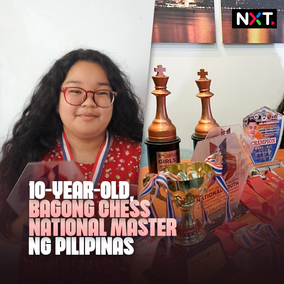 Kilalanin ang nag-iisang babaeng chess National Master ng bansa. Siya ang 10-anyos na chess prodigy na si Nika Juris Nicolas. #NXT BASAHIN ang buong ulat: