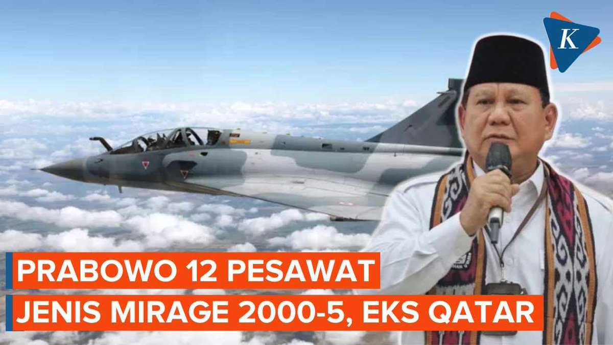 Kemenhan RI menandatangani kontrak pembelian 12 pesawat tempur bekas Qatar berjenis Mirage 2000-5. Pesawat tempur bekar yang pertama kali diperoleh Qatar dari Perancis pada tahun 1997 ini tercatat yang tertua berusia 26 tahun. < #Kemenhan #Prabowo #PesawatTempur
