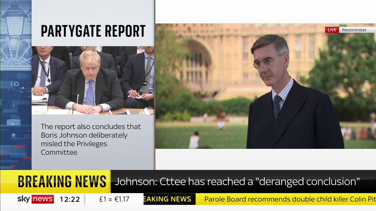 "They have come to conclusions that are not fully supported by the evidence." Jacob Rees-Mogg tells Beth Rigby that the partygate report ignores a "key point" made by Boris Johnson made about Harriet Harman. 📺 Sky 501, Freeview 233 and YouTube