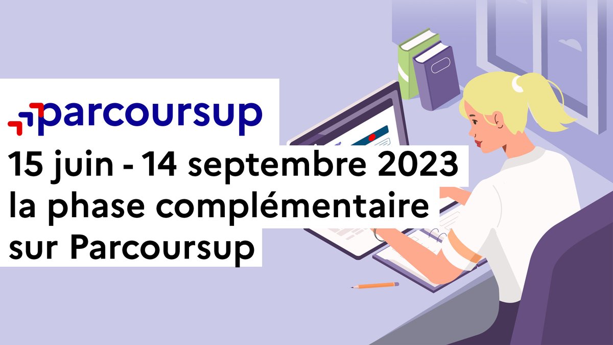 📢 La phase complémentaire #Parcoursup est ouverte ! C'est l'occasion de formuler jusqu'à 10 nouveaux vœux pour des formations qui ont encore des places disponibles. 📺 On vous explique tout en vidéo 👇 Plus d'infos :