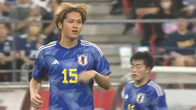 #キリンチャレンジカップ 2023🏆 🇯🇵 #サッカー日本代表 vs エルサルバドル🇸🇻 後半31分、#伊藤敦樹 が #SAMURAIBLUE デビュー👏 📺#フジテレビ 系列で生放送中‼ 📱💻#TVer でライブ配信中 🔗 #夢への勇気を #jfa #daihyo #サッカー日本代表