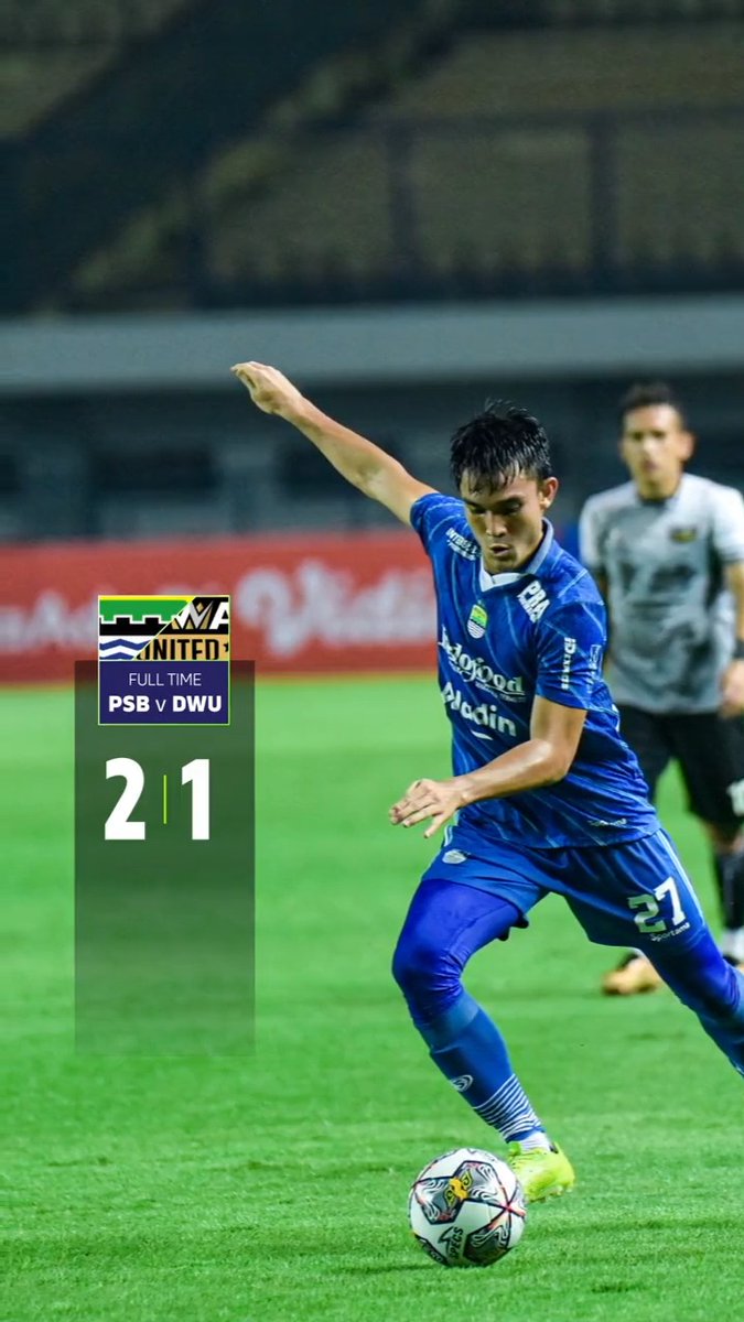 Hasil yang cukup baik di pertandingan malam ini ๐ต Hatur nuhun DEWA UNITED BANTEN FC sampai jumpa di pertandingan berikutnya ๐ค #PERSIB