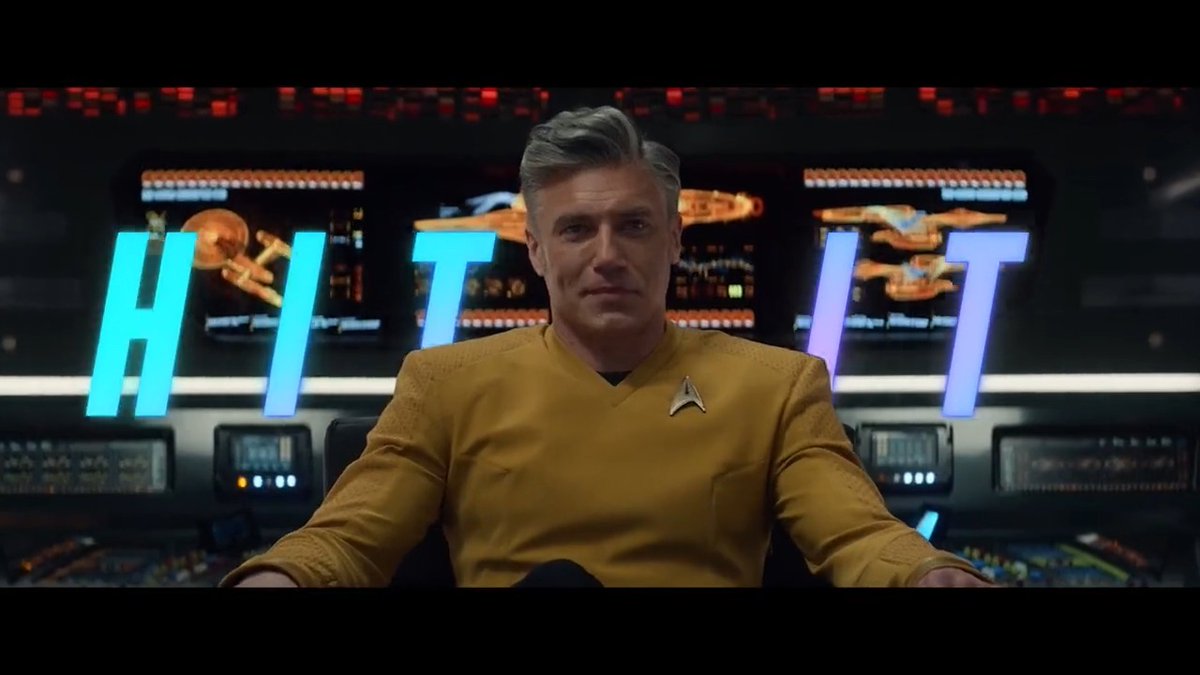 Season 2 of #StarTrek #StrangeNewWorlds premieres today, streaming in languages and countries across the world! Take this season to warp by replying with Pike's command: HIT IT!