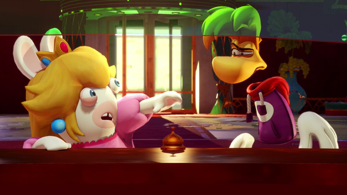 Guess who's back..? Back again ? Rayman's back! 😎 #MarioRabbids | #UbiForward