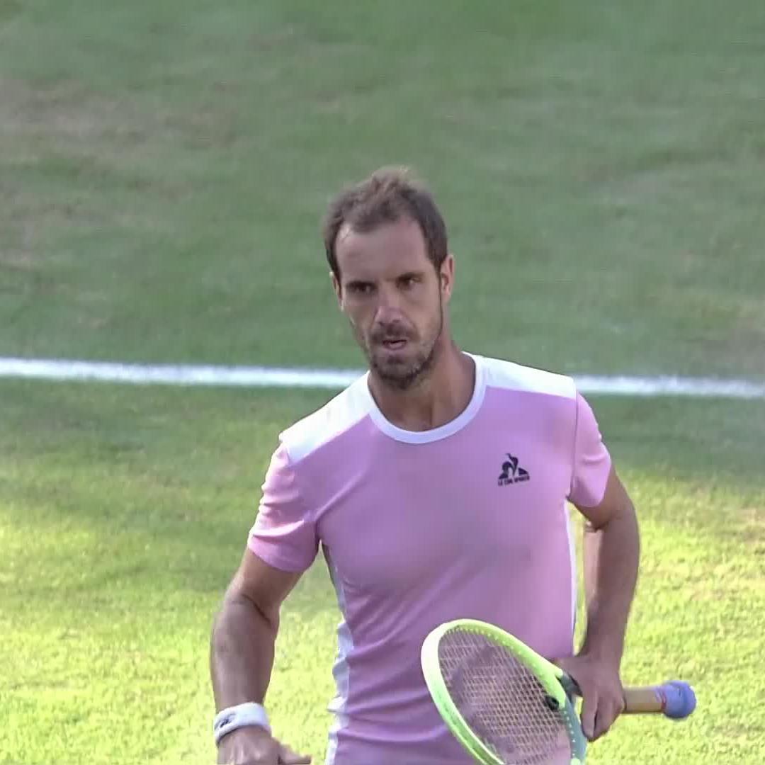 The moment Gasquet sealed his 600th career victory 👏 #BOSSOPEN