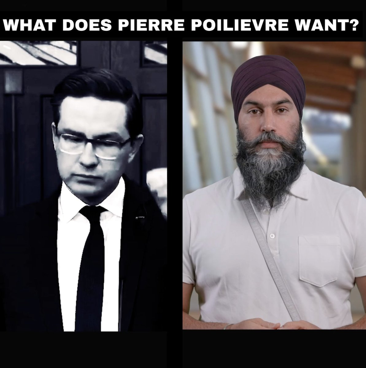 Pierre Poilievre doesn't want dental care for kids and grandparents. But, he wants you to pay for his. Pierre Poilievre wants to cut your pension and EI. And, wants you to pay for his. The truth is Pierre Poilievre wants what his Big Money CEO friends tell him they want.