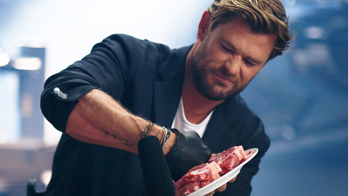 Extraction 2 premieres in 12 hours! Until then, here's some ASMR for your ears (and Chris for your eyes) as Hemsworth gives you a taste of the sounds that make up the film.