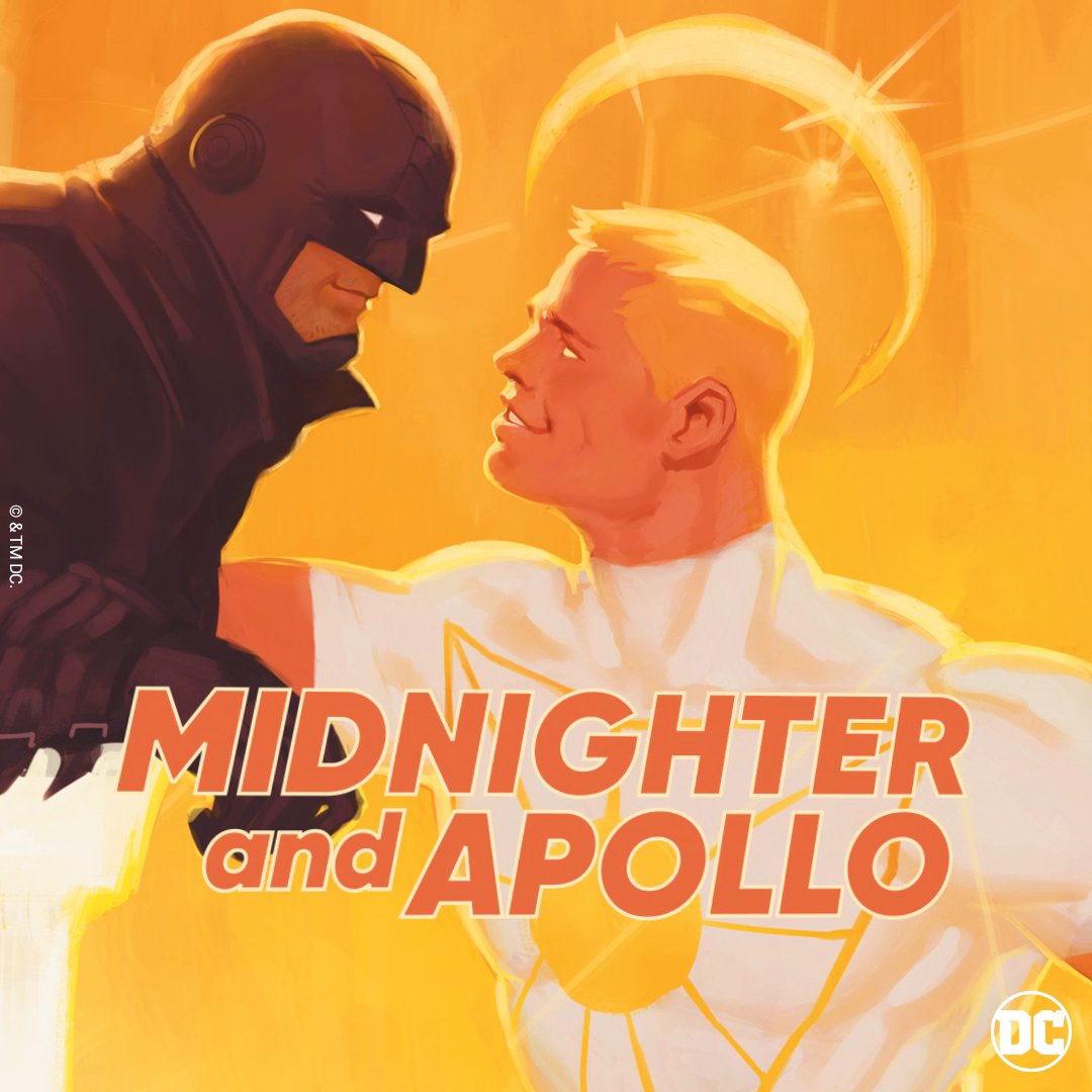 "Let the the whole world know — the bigots, the cowards, and the kids who need it... Show them that our love is real. Show them that it's powerful. We'll never back down, and we're not afraid of fighting back." Midnighter &amp; Apollo forever. #DCPride