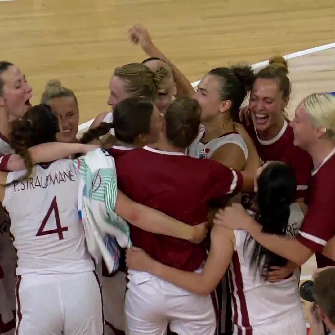 How about a repeat of the men's hockey run, Latvijas Basketbola savienība? Latvia 🇱🇻 shock Spain 🇪🇸 in their #EuroBasketWomen opener!
