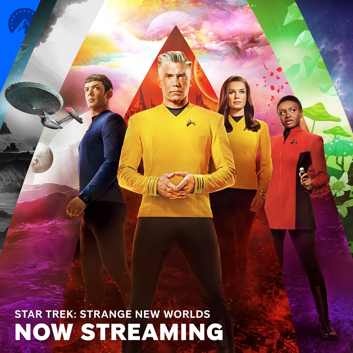 Hold on to your saddles! The season premiere of #StarTrek #StrangeNewWorlds is NOW STREAMING exclusively on Paramount+!