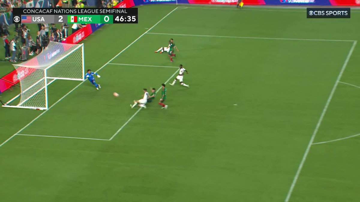 CAPTAIN AMERICA SCORES AGAIN 🔥 Pulisic puts USA up 2-0 (via CBS Sports Golazo ⚽️)