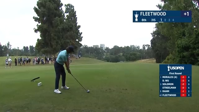 From making eagle in the fairway to going for it on the driveable par-4 6th, there was no shortage of ambitious shots during round one of the @USOpenGolf. 🚀 Golf Channel | LoopNet