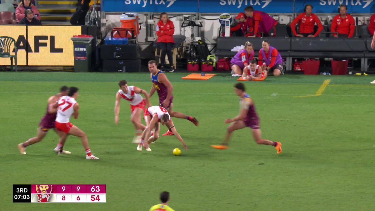 Jarrod Berry has been reported for rough conduct. #AFLLionsSwans