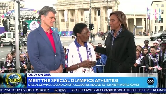 “Never let nobody tell you what you can do. You show them what you can do.” Welcome to the #InclusionRevolution! Robin Roberts speaks to @specialolympics organization officials Tim Shriver and Loretta Claiborne about this year's games. #Berlin2023