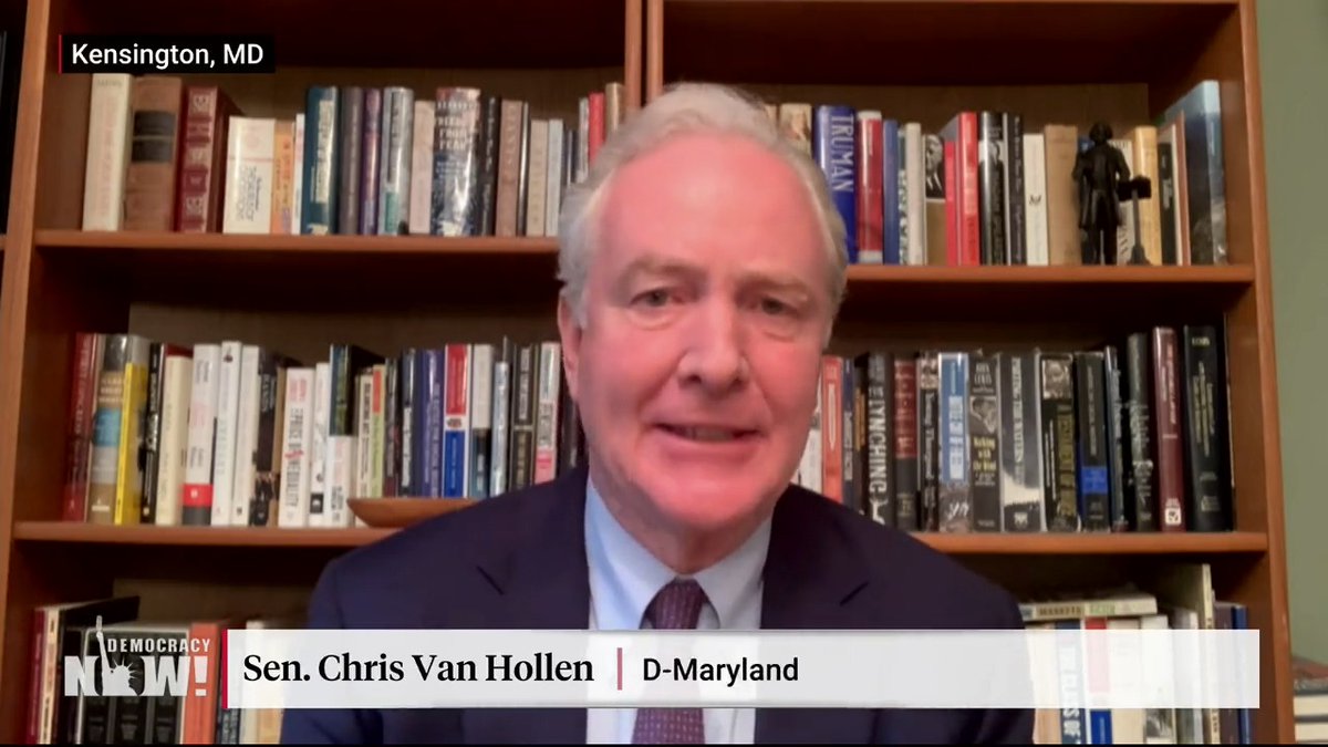 Senator Senator Chris Van Hollen demands the Biden administration release a State Department report into the killing of Palestinian American journalist Shireen Abu Akleh last year, when an Israeli soldier shot her in the head. "I believe its release will help save lives going forward."