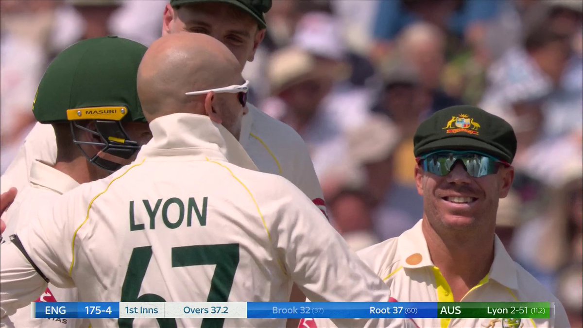 ONE OF THE UNLUCKIEST DISMISSALS EVER 🤯 Harry Brook is dismissed after the ball comes off his hip, bounces high in the air and then lands on his stumps 🏏 😩