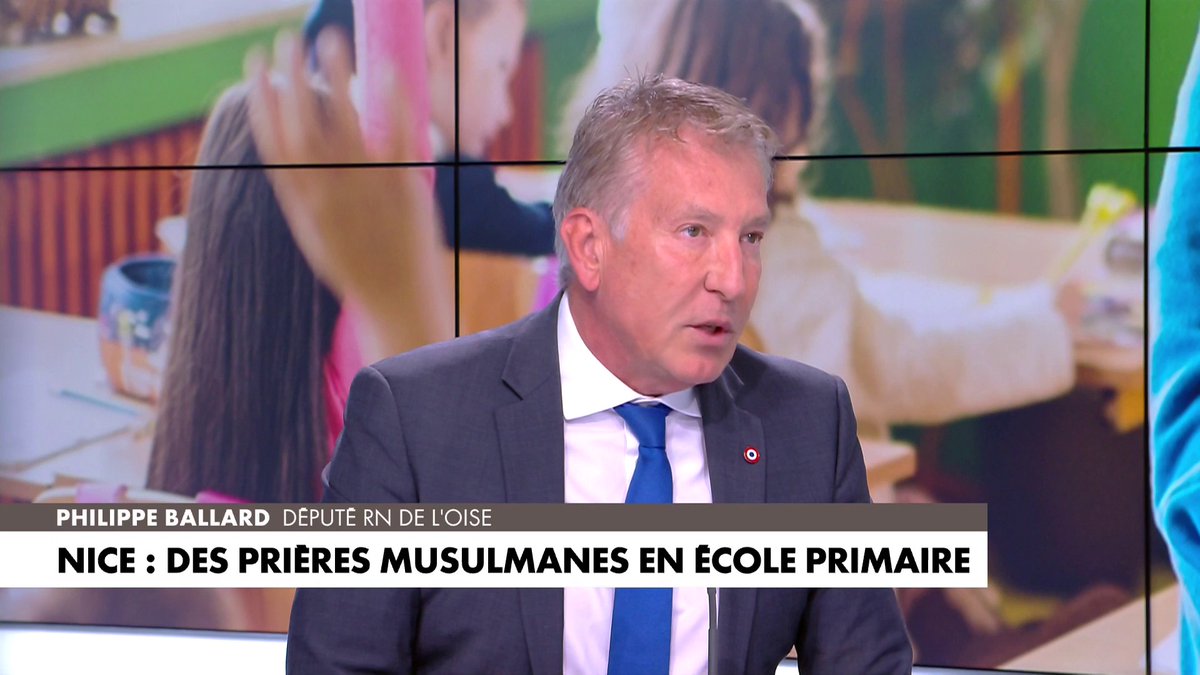 Philippe Ballard sur les prières musulmanes dans une école à Nice : «C'est le communautarisme qui se développe, (...) C'est une illustration parmi d'autres» #Punchline