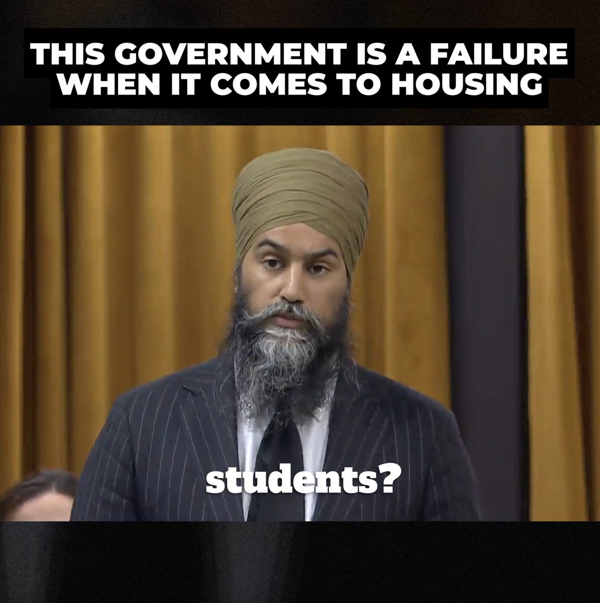 Too many students across this country can't afford a place to rent. Now more than ever, students need the government to take concrete steps to bring down the cost of rent. The Liberals have failed when it comes to housing but I'm fighting back.