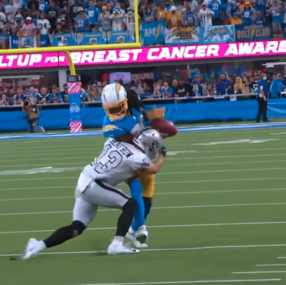 Hunter Renfrow’s tackling rating in #Madden24 should be __. Hunter Renfrow | Las Vegas Raiders