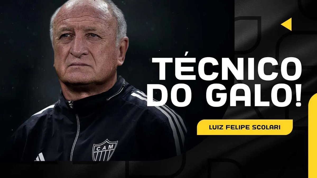 🎙️ O nosso novo treinador já deixou aquele recado para a Massa. Tamo junto, Felipão! 👴🏻 #FelipãoÉGalo | #GaloPaixãoNacional 🖤🤍