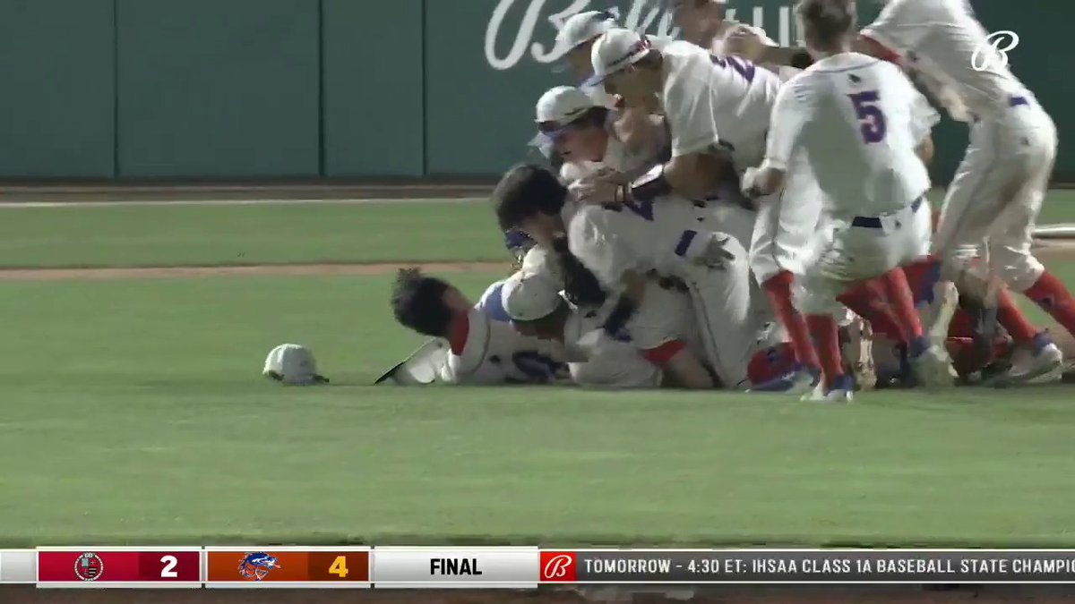History! Silver Creek wins its first ever Class 3A State Championship title. IHSAA | #IHSAA | Silver Creek Dragons