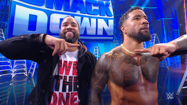 EXCLUSIVE: After The The Usos' shocking Superkick to Roman Reigns, the shockwaves can still be felt in the arena even after the #SmackDown broadcast concluded.