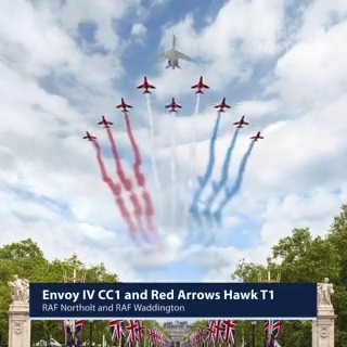 Aircraft from the Royal Navy, British Army 🇬🇧 & Royal Air Force will celebrate His Majesty the King’s Birthday with a flypast at 13:00. 70 aircraft will fly through the skies above Buckingham Palace & The The Royal Family. #KingsBirthdayFlypast #KingsBirthdayParade #TroopingTheColour