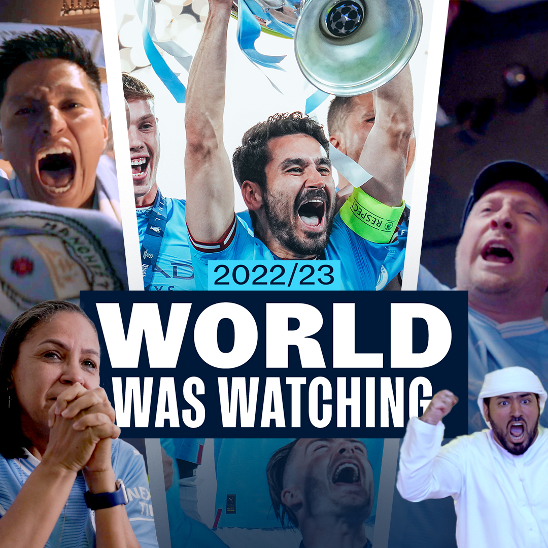 🌍 𝙏𝙝𝙚 𝙬𝙤𝙧𝙡𝙙 𝙬𝙖𝙨 𝙬𝙖𝙩𝙘𝙝𝙞𝙣𝙜 🌍 Our historic #UCLfinal win was celebrated by City fans from around the globe! 🩵
