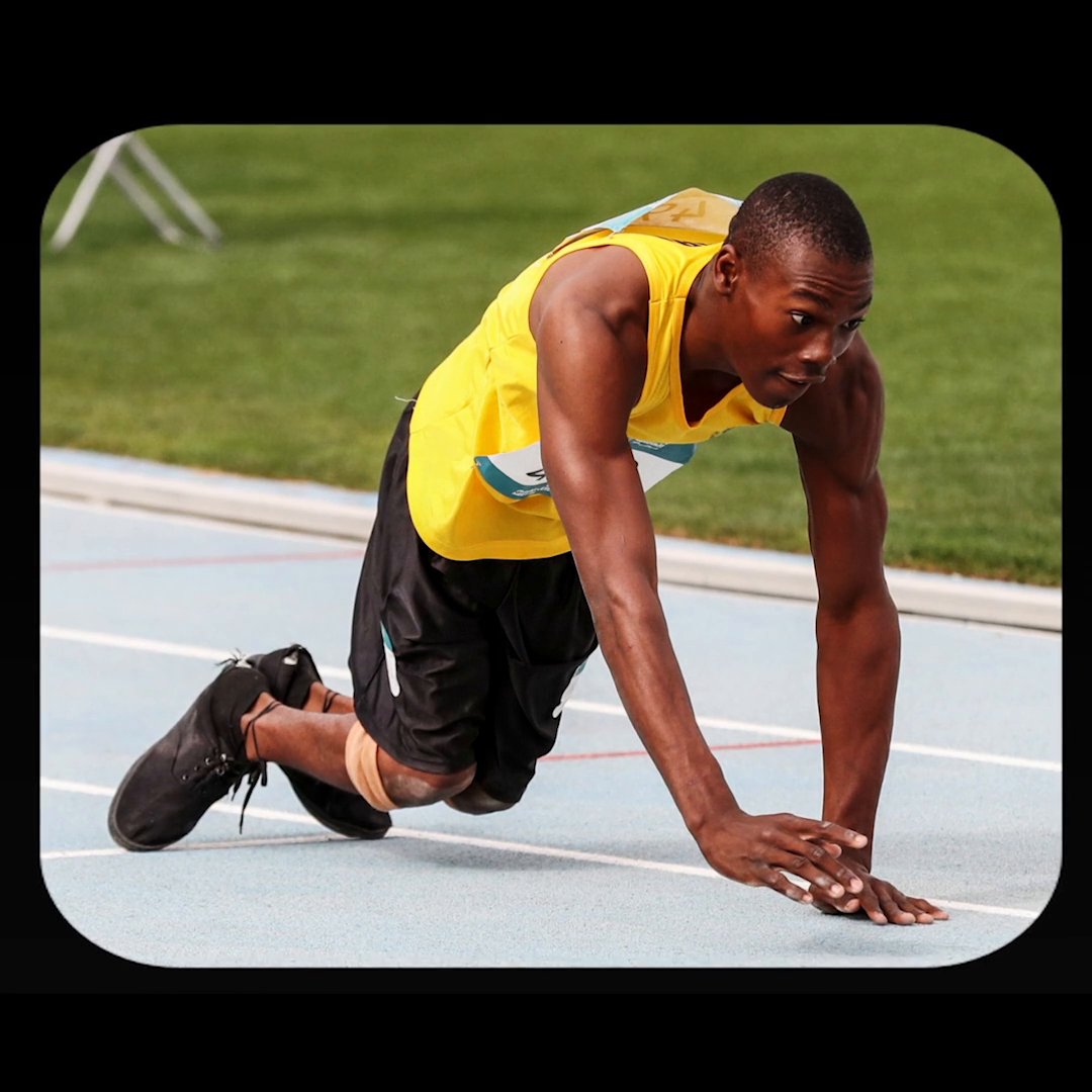 In 2019, Kirk Wint won a silver medal at the Special Olympics World Games in the 50-meter dash using his hands. Little did he know, it caught the attention of the world, including Usain Bolt.