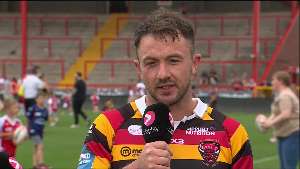 🗣️ "It's gonna hurt, that one." Salford Red Devils 👹 player Ryan Brierley speaks after loss to Hull KR