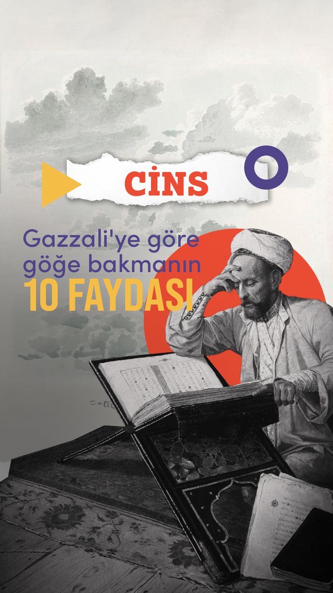 İmam Gazzali'ye göre göğe bakmanın 10 faydası 🧐 ⛅ Göğe bakmak size de iyi geliyor mu? 🕊
