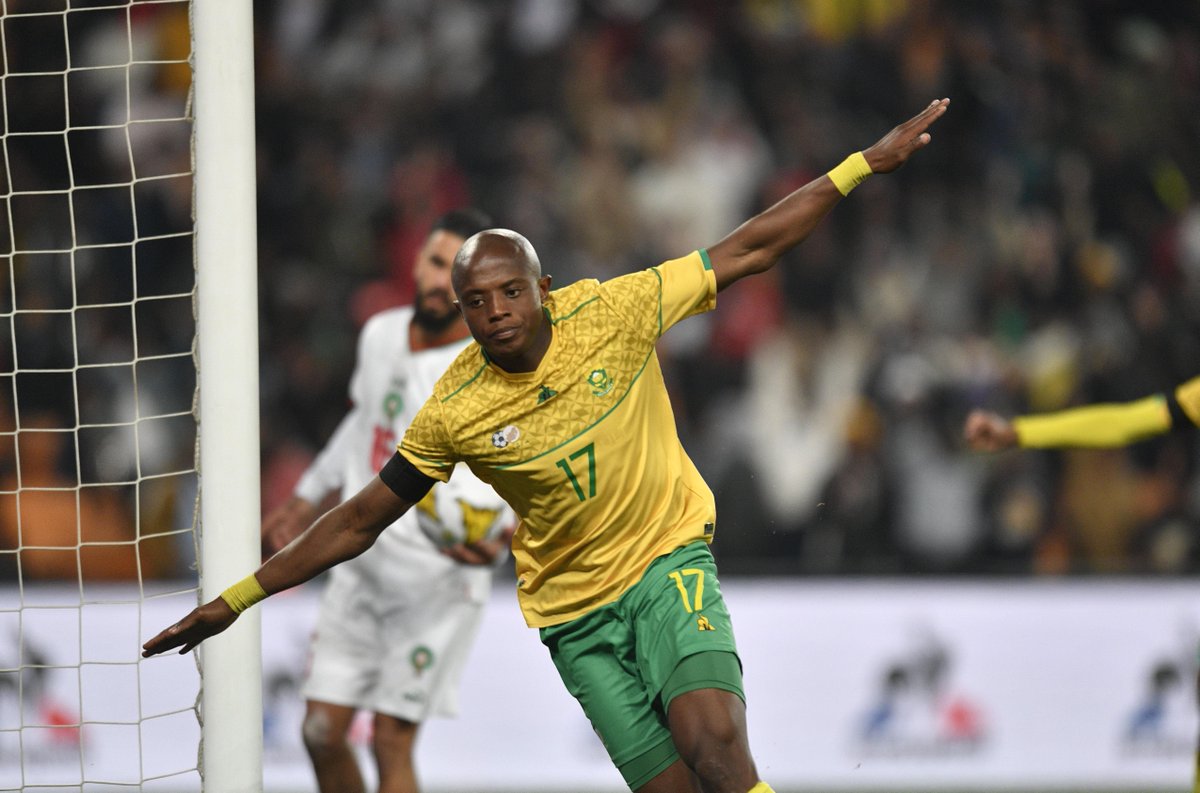 Bafana Bafana go top of Group K with a 2-1 win over the No.1 ranked team on the continent. Zakhele Lepasa netted the winner in this #TotalEnergiesAFCONQ2023 clash โ