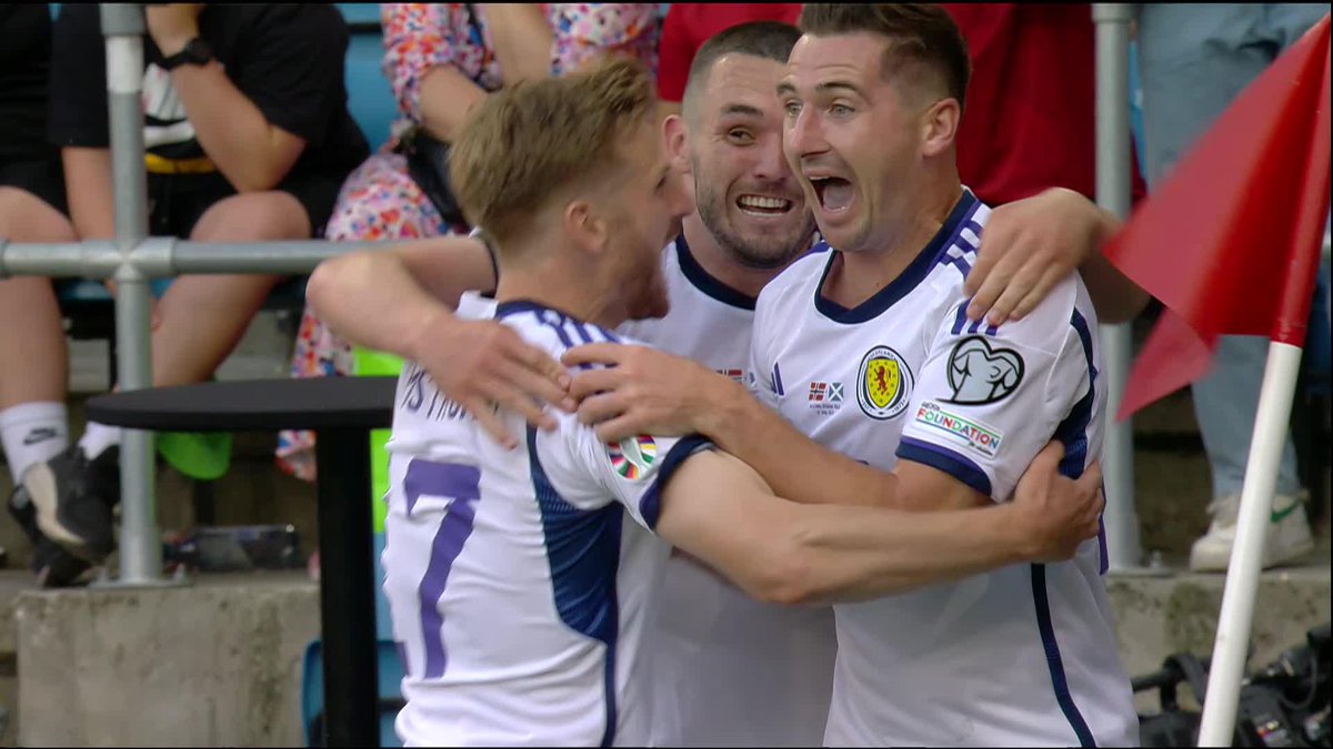 SCOTLAND HAVE DONE IT! 🏴󠁧󠁢󠁳󠁣󠁴󠁿 Two goals in three minutes and Kenny McLean has scored what could be a historic winner 😱😱 #EURO2024 | #NORSCO | Scotland National Team