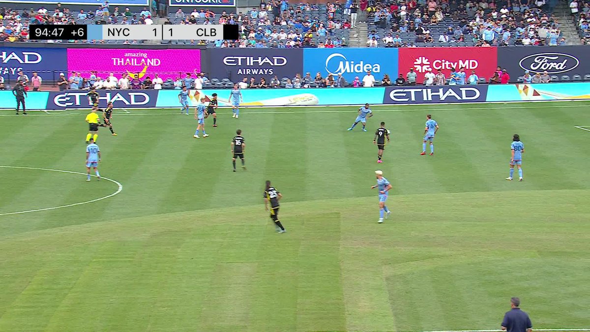 Thought the game was over? NYCFC had other plans. We're all level in the Bronx.