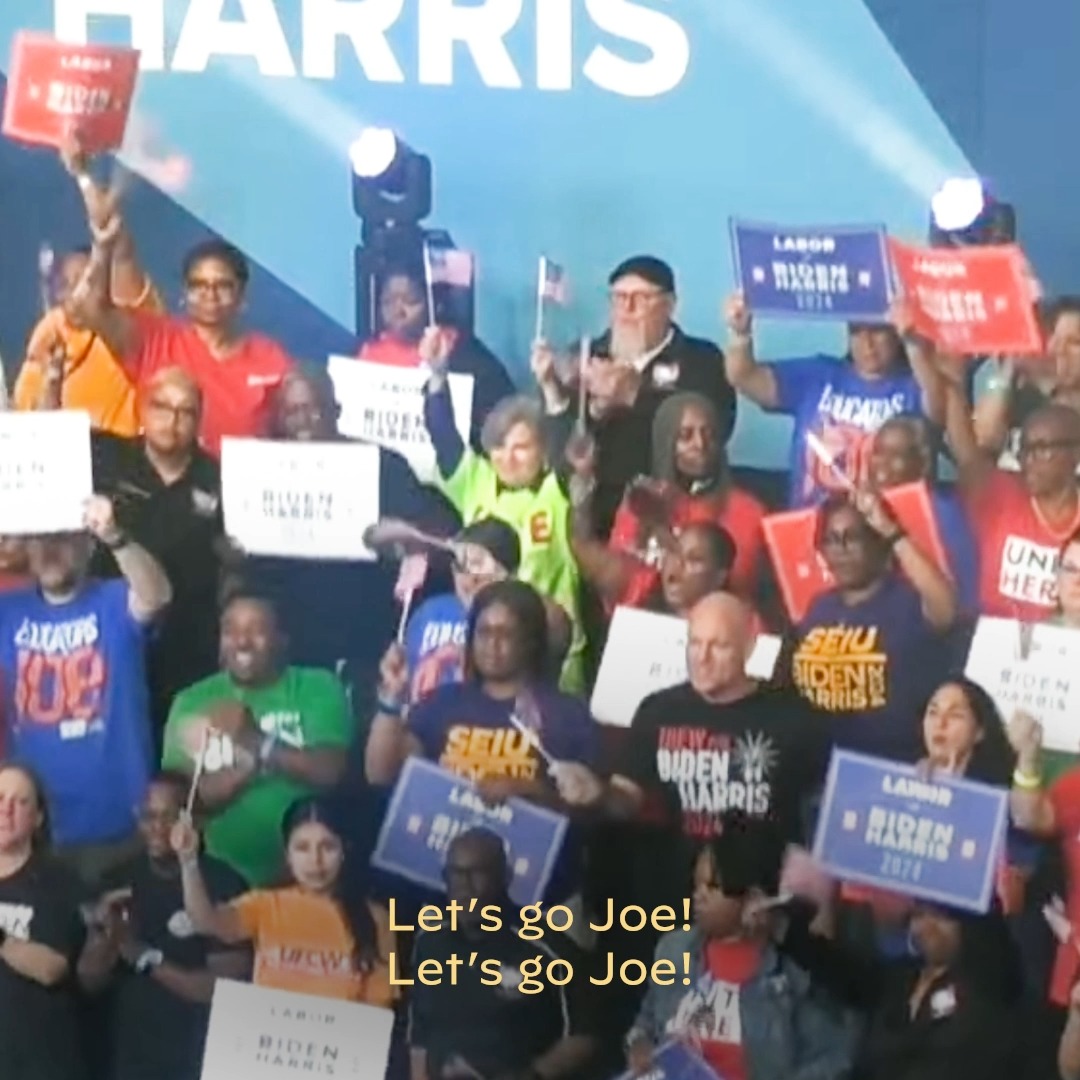 Proud to have the support of unions in this campaign.
