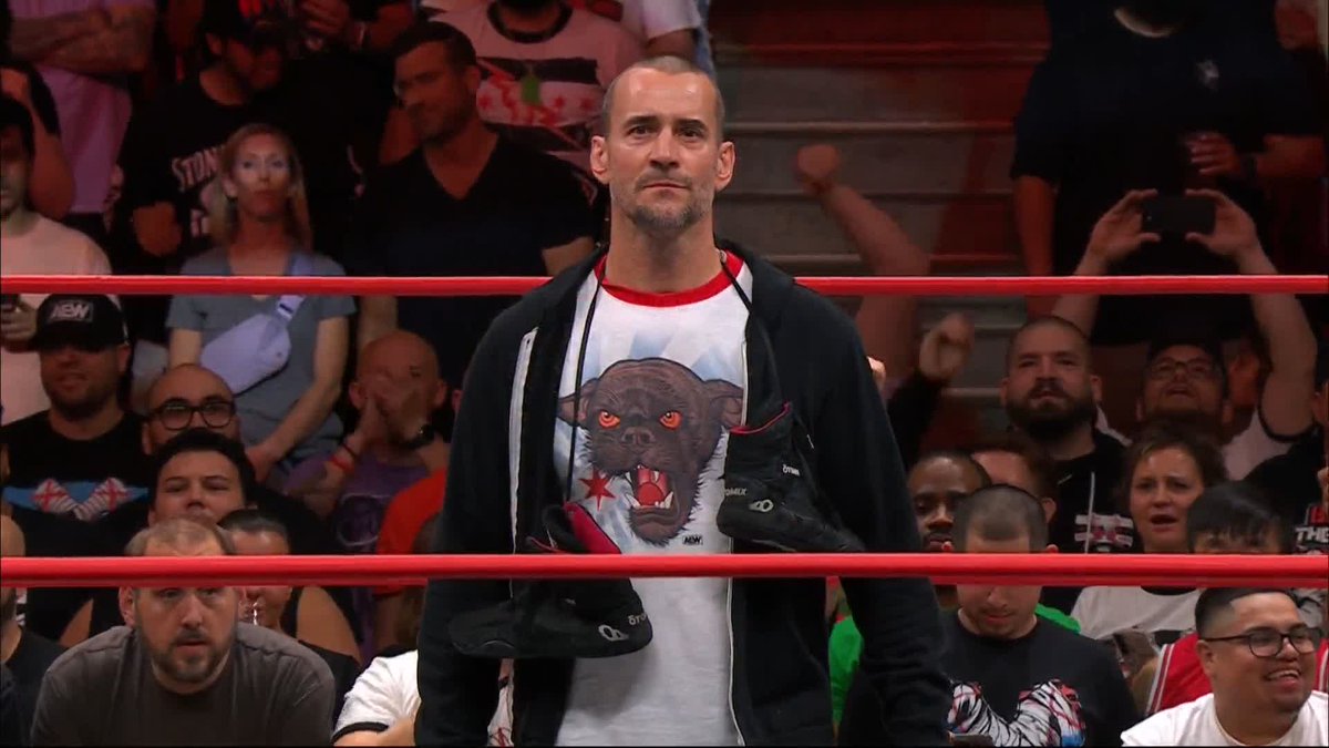 .player/coach has the mic! 🎤💥 Watch #AEWCollision LIVE on TNT!