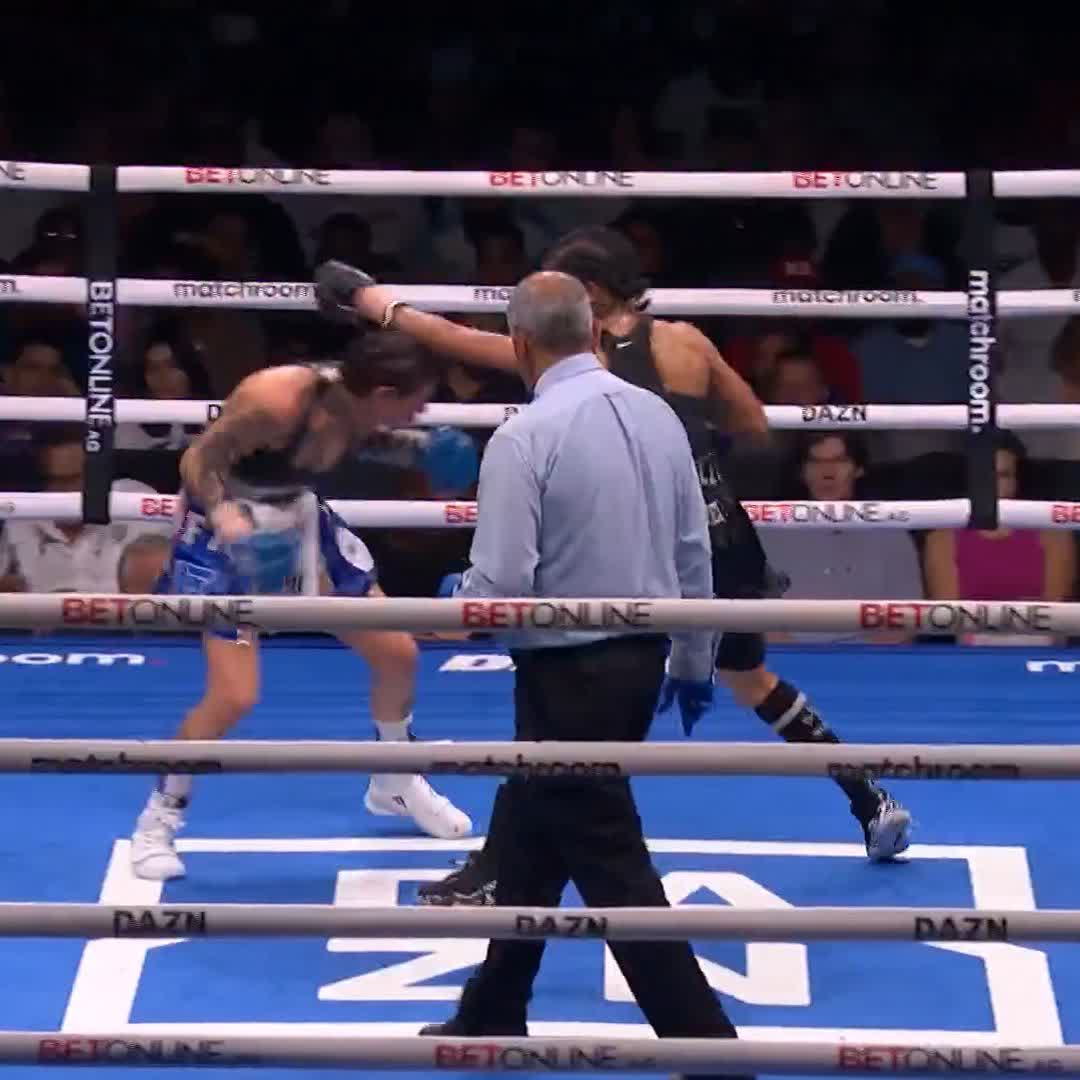A HUGE knockout by Guzman hands Ramla Ali the first defeat of her career 🤯 #AliGuzman #PrograisZorrilla