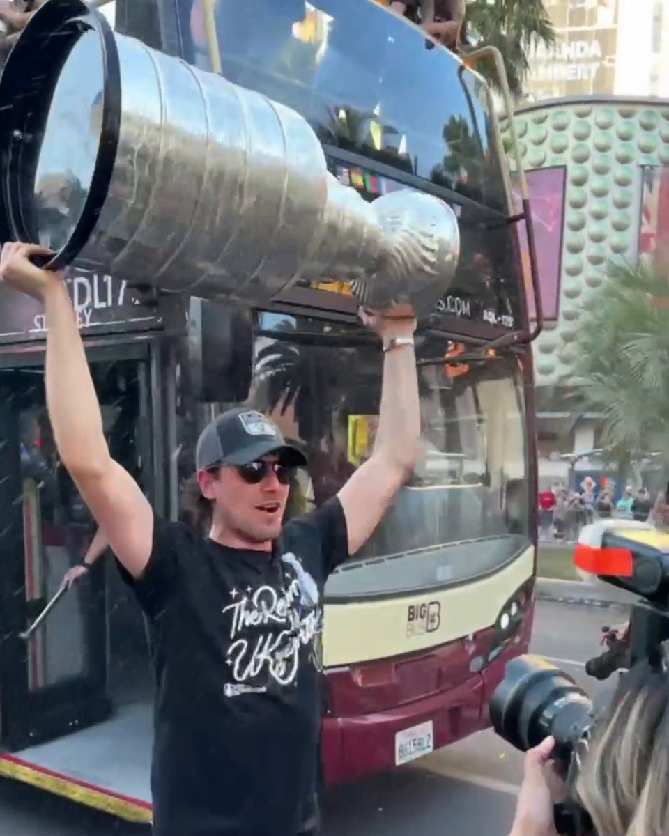 Foley's champagne spraying techniques need work.