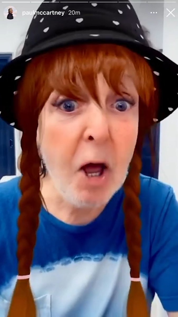 The great Sir Paul McCartney is 81 today, so enjoy this video of him first discovering face filters...