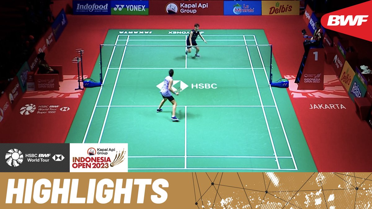 Olympic champions Carolina Marin 🇪🇸 and Chen Yu Fei 🇨🇳 cross swords. #BWFWorldTour #IndonesiaOpen2023