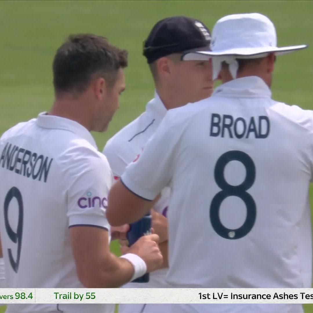Jimmy Anderson. GOAT. 🐐 The King of Swing gets First Class wicket number 1️⃣1️⃣0️⃣0️⃣! 🤯 Alex Carey departs for 66. #EnglandCricket | #Ashes